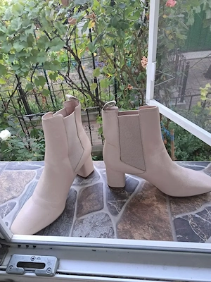 Botine damă din piele naturală H&M, Vera Pelle (39)
