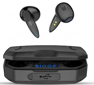 Căști Bluetooth Wireless cu Powerbank 2200mAh, Touch și Izolare Zgomot
