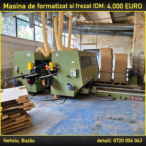 Mașină de formatizat și frezat IDM