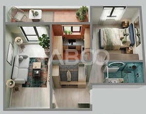Apartament 2 camere decomandat 43 mp zona Calea Dumbravii Siretului - imagine 11