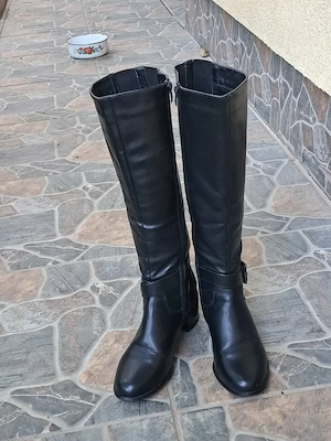 Cizme damă din piele naturală, Vera Pelle (39)
