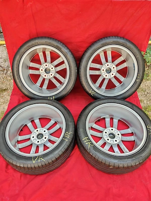 Set complet roti 17" jante originale Salvador + anvelope Golf Passat Jetta Touran Leon Octavia A3 A4 - imagine 3