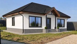 Kit casa lemn 62 mp