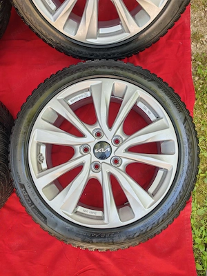 Set complet roti iarna aliaj 17" Kia Ceed Sportage XCeed Hyundai I30 Elantra - imagine 4