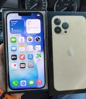 iPhone 13 Pro Max Gold Edițion impecabil 
