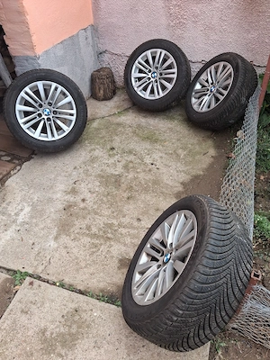vând  4 jeante cu anvelope  vară-iarnă  pt.BMW - imagine 4
