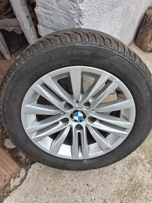 vând  4 jeante cu anvelope  vară-iarnă  pt.BMW - imagine 3