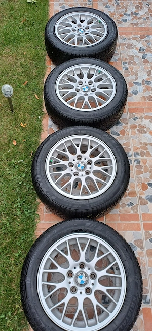 Jante aliaj R16 5x120 BMW . Anvelope iarna 205 55 16.