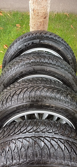 Jante aliaj R16 5x120 BMW . Anvelope iarna 205 55 16. - imagine 4