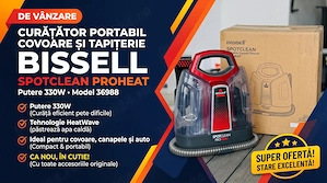 BISSELL SpotClean ProHeat 36988 330W   nou, doar testat