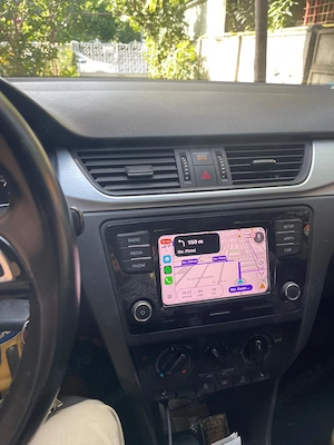 Skoda Rapid 2019, 1.0 benzină 95 CP, 76.000 km, neagră, CarPlay, scaune încălzite, set roți iarnă - imagine 5