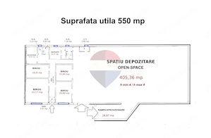 Hală depozitare și producție de închiriat în Brașov, Uzina 2, 550 mp