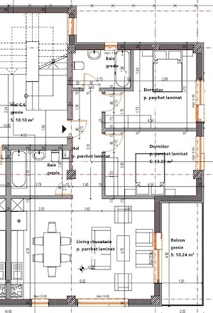 Apartament 3 camere, 88,4 mp + balcon 10,24 mp | Hayati Residence Dej - imagine 2
