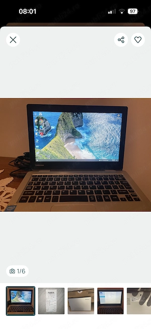 Laptop Toshiba 11,6  Satellite CL 10-B-100