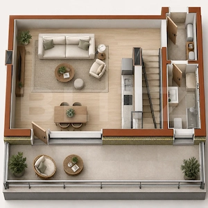 Apartament cu 4 camere, 84.30 mp, zona Marasti 