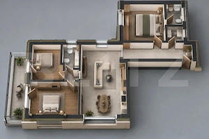 Apartament cu 4 camere, 95.77 mp, zona Marasti