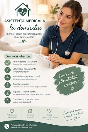 Asistent medical la domiciliu