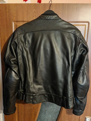 Geaca moto BERING piele naturala + protectii FULL marime M-L - imagine 3