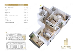 Apartament nou | 3 camere | Coresi - imagine 7