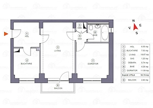 Particular, inchiriere ap. 2 camere, vizavi metrou Titan - imagine 8