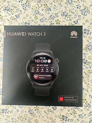 Ceas smartwatch Huawei Watch 3, 46mm, Active, Black
