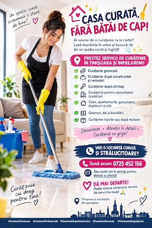 Firmă de curățenie 