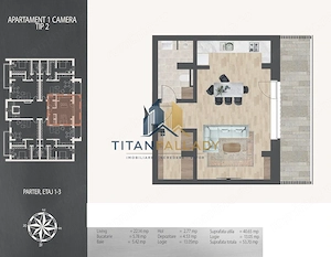 Titan-Pallady- 700m metrou Teclu- Finisaje premium- Centrala- Parcare - imagine 2