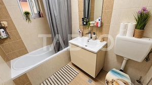 Apartament 3 camere de vanzare MOBILAT UTILAT 2 bai 1 parcare Selimbar - imagine 6