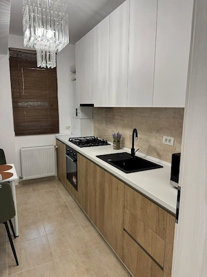 Apartament 2 camere cu grădină proprie de 60 mp   mobilat și utilat   Popești-Leordeni - imagine 4
