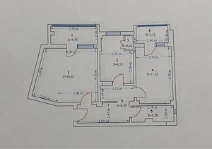 Apartament cu 2 camere, Ștefan Cel Mare etaj 3 - imagine 6