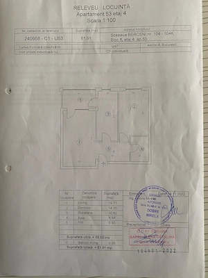 Apartament 2 camere ,Bucuresti Sector 4, vis-a-vis Metrou Berceni, loc parcare inclus in pret. - imagine 9