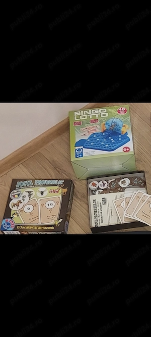 Jocuri de societate, bingo+ proverbe, pret 25 lei buc