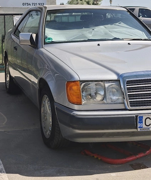 Mercedes-Benz Benz W124 coupe 1991, 2.3 benzină, manuală, istoric retromobil schimb cu Dacia spring  - imagine 3
