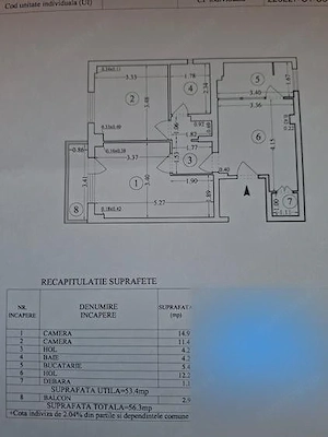 Apartament 2 camere decomandate cu living spatios, zonă centrală  Calea Moșilor - imagine 14