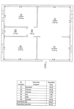 Apartament 3 Camere Spațios, Bloc 2012, Clasa A, Mobilat & Utilat Complet - imagine 6