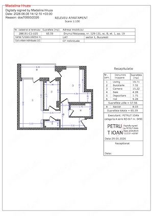 Antracit Coandă, ap. 2 camere, 65 mp total utili - imagine 2