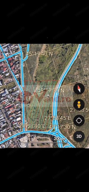 Teren intravilan 14.168 mp – pozitie excelenta la intrarea in Braila - imagine 3