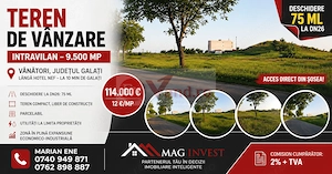 Vânzare teren intravilan – 9.500 mp, DN26 - Tulucesti - imagine 2