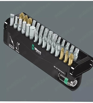 Set de biți profesional Wera BC 30 Universal 1, 30 piese