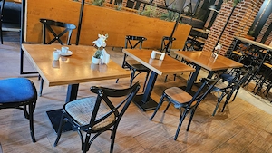 Mobilier horeca, mese si scaune cafenea pub sau restaurant