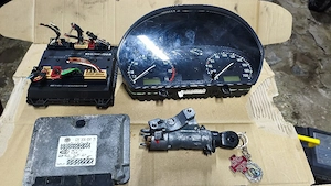 kit pornire skoda 1.4 16V imobilizator calculator modul închidere centralizată ceasuri de bord  - imagine 3