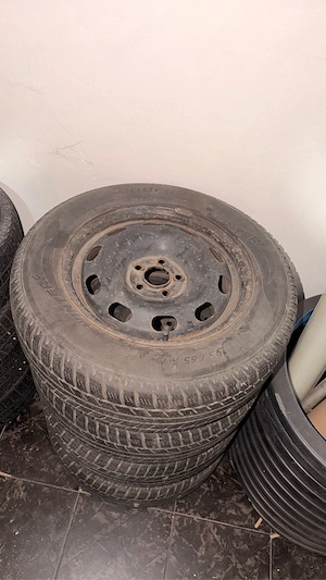 Jante (tabla) 5 x 100 + anvelope 195/65 R15 - imagine 3