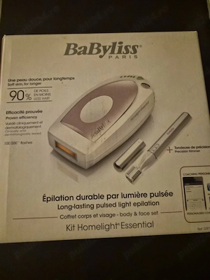Epilator IPL Babyliss+ trimmer inclus, in cutie