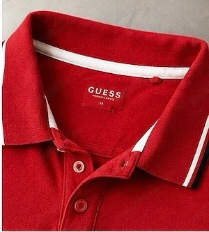 Tricou polo Guess roșu