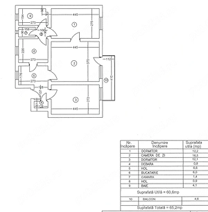 Apartament 3 camere de - Zona Traian, etaj 3 - imagine 9