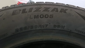 ANVELOPE 225/60/17 99H 225 60 17 BRIDGESTONE CP N10864 M+s - imagine 4