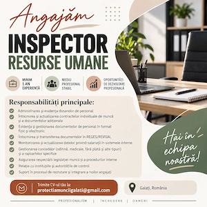 Inspector resurse umane 