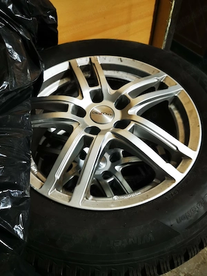 Anvelope iarna + jante + senzori presiune kia sportage IV