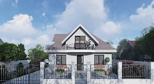 Teren  cu casa in constructie