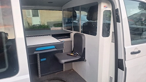 panou despartitor metalic VW Transporter T6 T5  - imagine 3